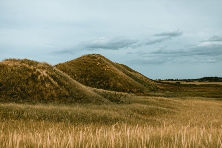 Photo Eastern ancient burial mounds