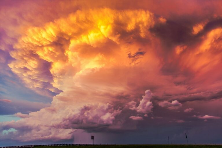 Photo strange weather phenomena